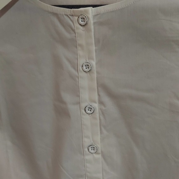 NWT 7 For All Mankind Ruffle Sleeve Blouse - Picture 8 of 9